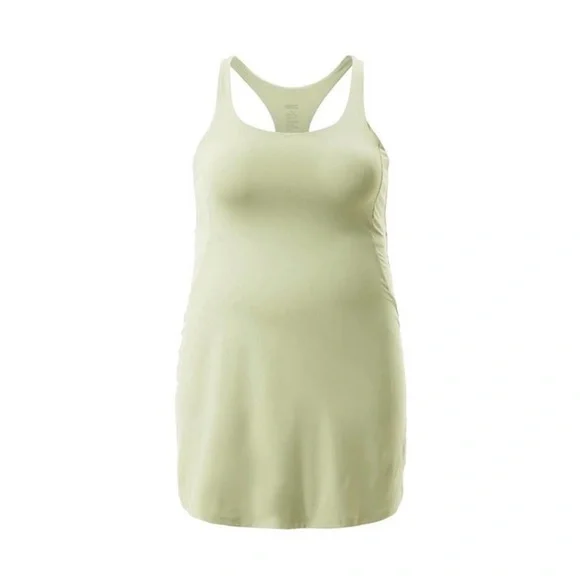 Girlfriend Collective Paloma Racerback Athletic Dress Matcha Size Large - Picture 2 of 11